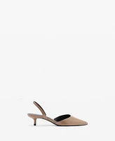 Mango Women's Kitten Heeled Shoes