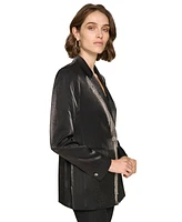 Karl Lagerfeld Paris Women's Rhinestone Trim Blazer