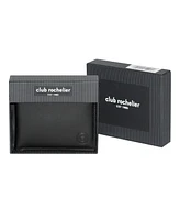 Club Rochelier Men's Slim Fold Wallet with Center Wing