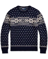 Polo Ralph Lauren Men's Snowflake Cotton-Cashmere Sweater