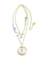 Nectar Nectar New York 18K Gold Plated Ombak Long Chain Necklace