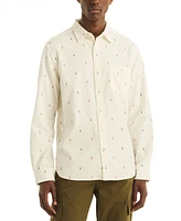 Nautica Men's Corduroy Printed Shirt