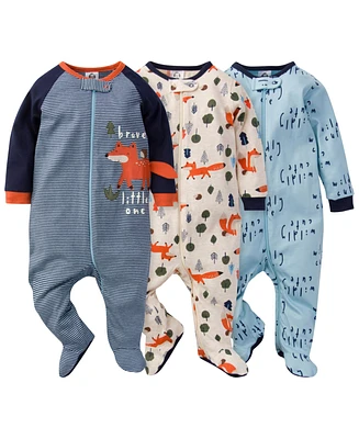 Gerber Baby Boys Sleep 'N Plays, 3-Pack