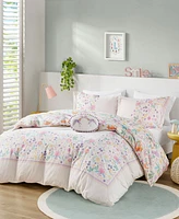 Intelligent Design Lulu Floral Reversible 4-Pc. Duvet Cover Set, Full/Queen