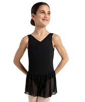 Capezio Little and Big Girls Pinch Front Tank Dress