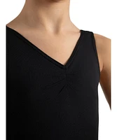 Capezio Little and Big Girls Pinch Front Tank Dress