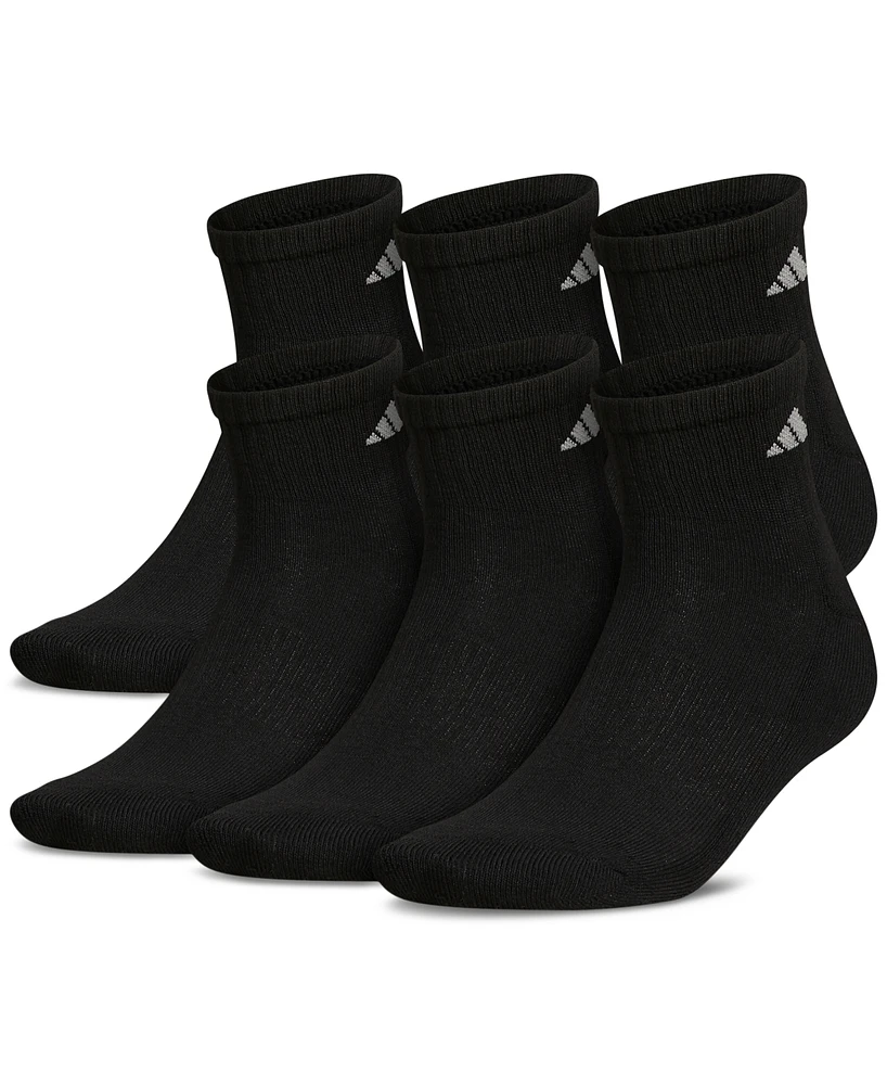 adidas Men's Athletic 6-Pk. Cushioned Quarter Socks