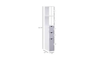 Slickblue Bathroom Storage Cabinet Elegant and Practical Solution for Organizing Essentials