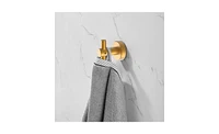 Slickblue Bathroom Hardware Set, Thicken Space Aluminum 6 Pcs Towel bar Set