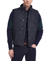 Barbour Men's Holburn Quilted Full-Zip Brushed Herringbone Vest