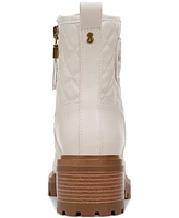 Sam and Libby Women's Otis Quilted Lug Sole Lace Up Combat Boots