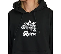 Rvca Women's Tough Luck Baggie Boyfriend Hoodie