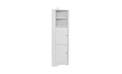 Slickblue Bathroom Corner Cabinet Space-Saving Organizer with Stylish Design