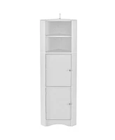 Slickblue Bathroom Corner Cabinet Space-Saving Organizer with Stylish Design