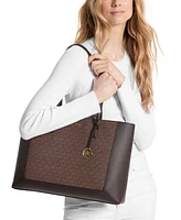 Michael Kors Sallie Logo Large East West Tote