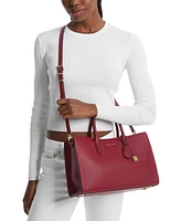 Michael Kors Scarlett Medium East West Leather Satchel