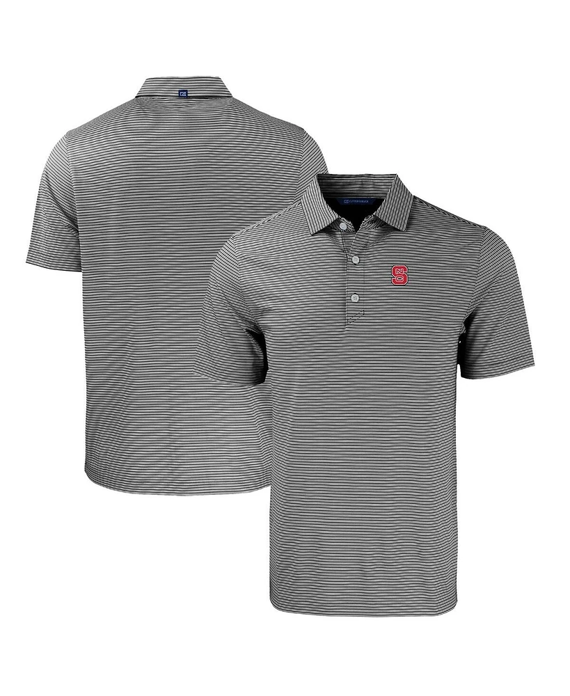 Cutter & Buck Men's Nc State Wolfpack Forge Eco Double Stripe Stretch Polo