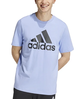 adidas Men's Essentials Regular-Fit Logo Graphic T-Shirt