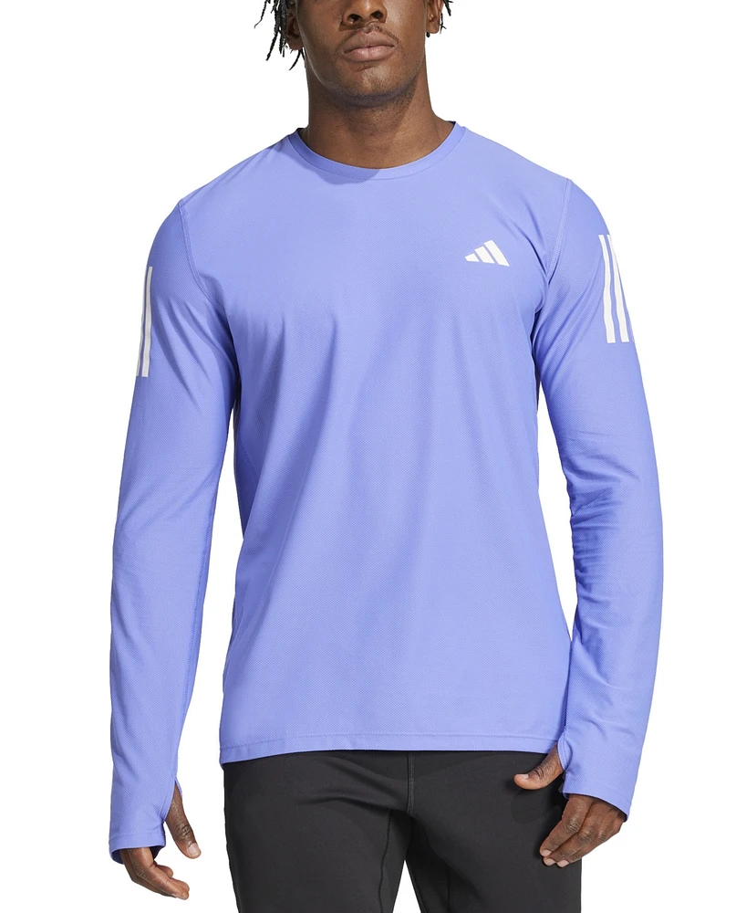 adidas Men's Own The Run Moisture-Wicking Long-Sleeve T-Shirt