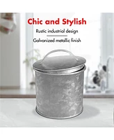 Amici Home Newport Galvanized Metal Canister