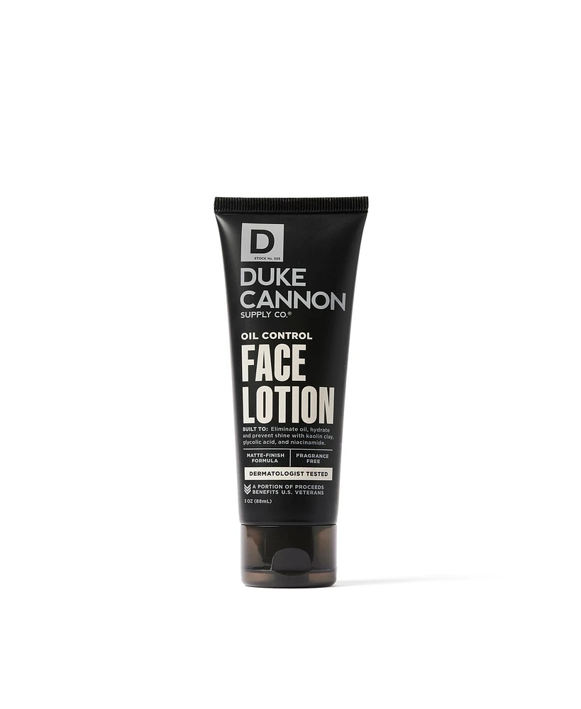Duke Cannon Oil Control Face Lotion