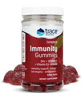 Trace Minerals | Immunity Gummies | Immune System Support with Zinc, Vitamin C, Vitamin D, and Acerola | Cherry Flavor | 60 Gummies