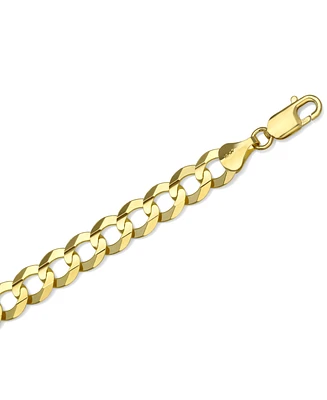 20" Curb Link Chain Necklace (10mm) in Solid 10k Gold