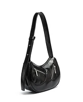 Like Dreams Dolce Crackled Shoulder Bag