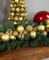 Northlight 6' Shatterproof Ball Vegas 3 - Finish Christmas Garland