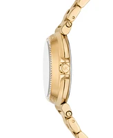 Michael Kors Women's Maren Three-Hand Gold-Tone Stainless Steel Watch 33mm - Gold