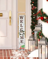 Northlight 31.75" Led Lighted Welcome Sign with Truck Christmas Sign