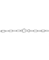 Effy Diamond Padlock 18" Pendant Necklace (1/6 ct. t.w.) in Sterling Silver