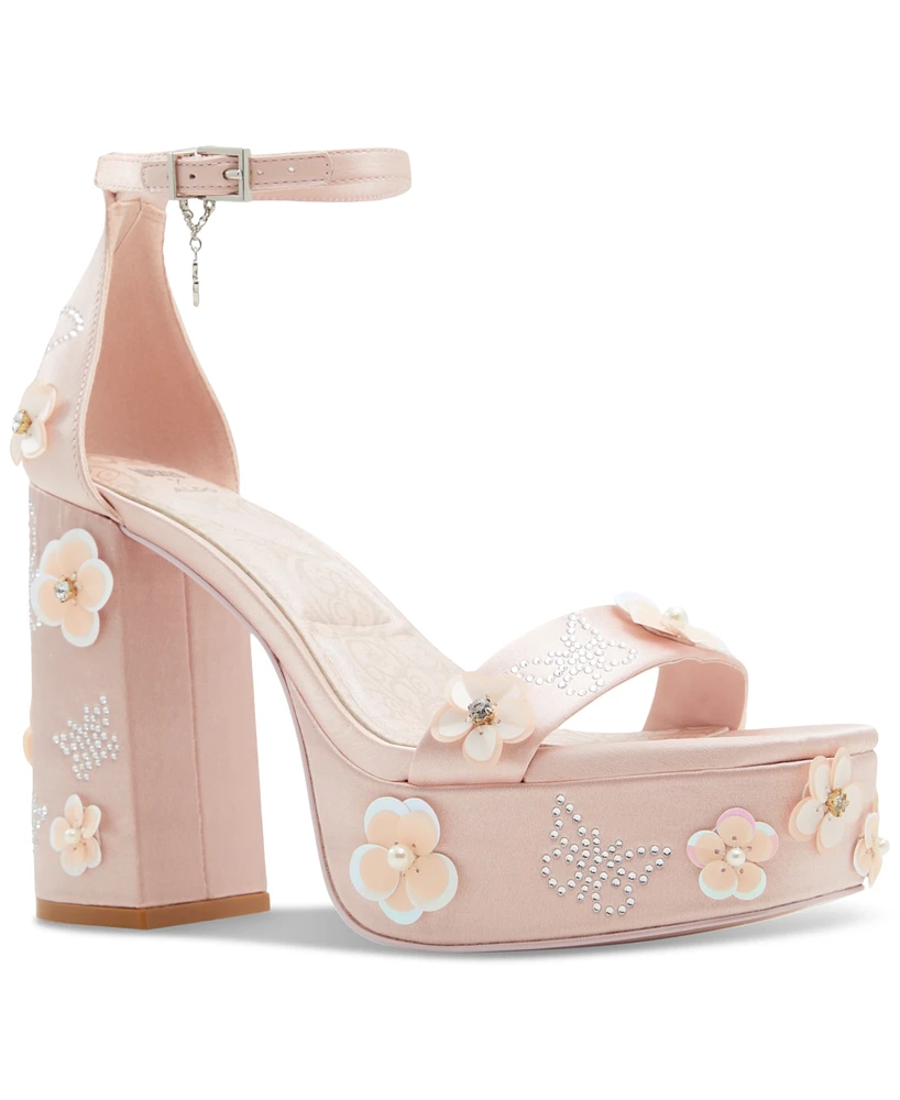 Aldo x Wicked Beautifical Floral Platform Dress Sandals