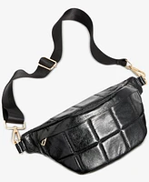 I.n.c. International Concepts Metallic Quilted Belt Bag, Exclusively at Macy's