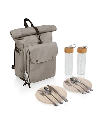 Picnic Time 20 Liter Carmel Roll Top Picnic Backpack Cooler