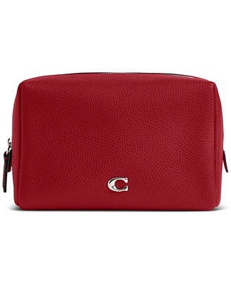 Coach Essential Leather Cosmetic Pouch