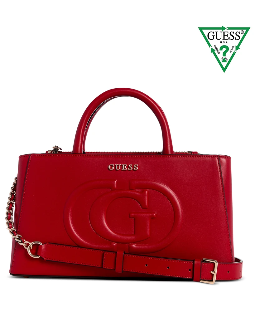 Guess Eco Mietta Small Society Satchel