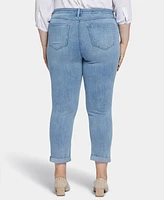 Nydj Plus Sheri Slim Ankle Jean with Roll Cuffs