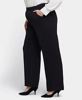 Nydj Plus Wide Leg Trouser Pants