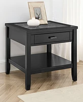 Garvine 25" Wood End Table