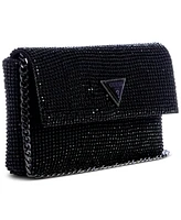 Guess Zalina Small Rhinestone Flap Clutch