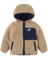 Nike Toddler Boys Reversible Faux-Sherpa Jacket