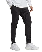 adidas Men's Quick-Drying Fitted-Cuff Logo Pants