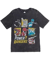 Power Rangers Boys Pink Ranger Yellow Ranger Red Ranger 2 Pack T-Shirts to