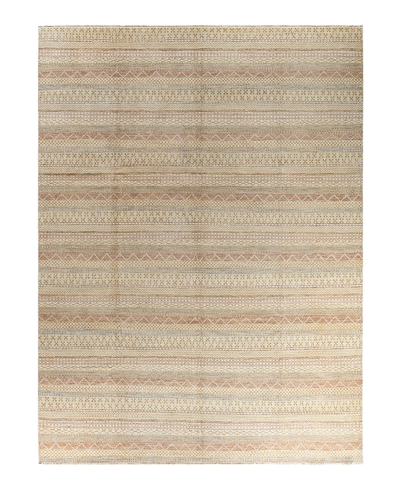 Adorn Hand Woven Rugs Indian Ooak M5984 9'3''x12'3'' Area Rug