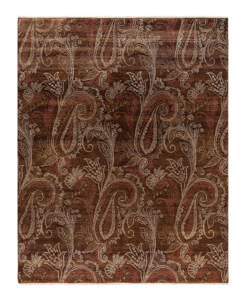 Adorn Hand Woven Rugs Indian Ooak M6191 8'2''x10'3'' Area Rug