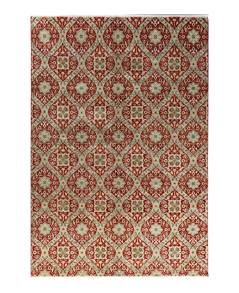 Adorn Hand Woven Rugs Indian Ooak M5957 6'8''x9'8'' Area Rug