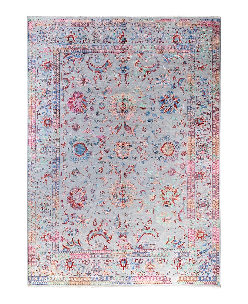 Adorn Hand Woven Rugs Indian Ooak M7556 9'1''x12'9'' Area Rug