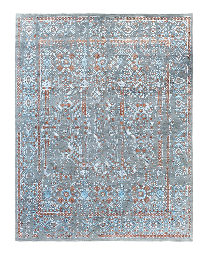 Adorn Hand Woven Rugs Indian Ooak M7248 8'1''x10'1'' Area Rug