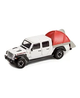 Greenlight Collectibles 1/64 Jeep Gladiator w/ Truck Bed Tent Greenlight Great Outdoors Series 1 38010-d